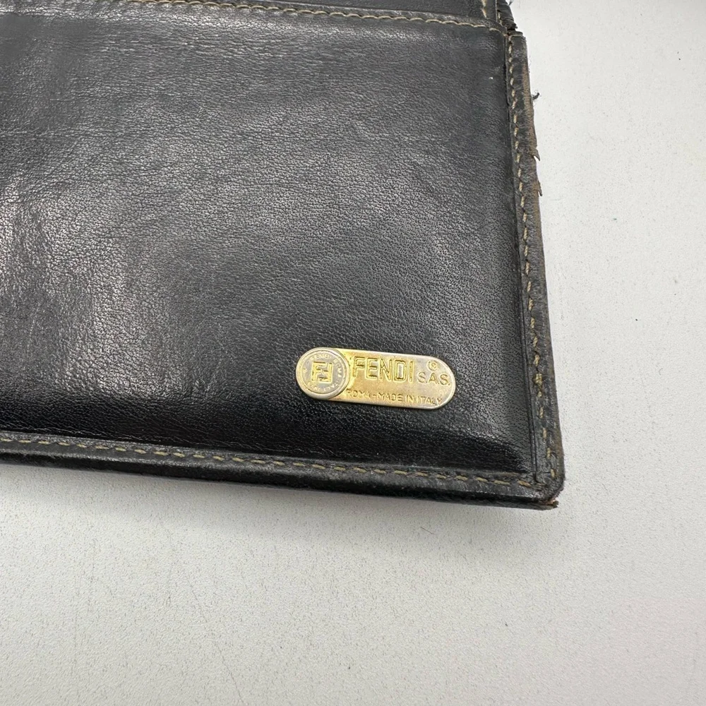 Fendi 2 PC Tri fold with slim bi fold Wallet - Picture 11 of 12